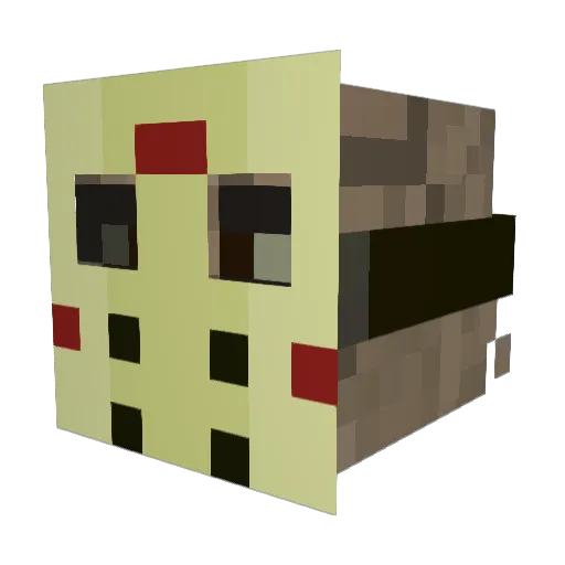 atreske Minecraft avatar head, 3D render