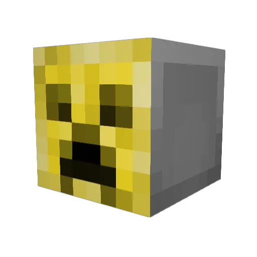 atrik9 Minecraft avatar head, 3D render