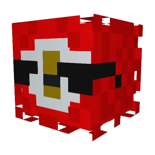 atringamez Minecraft avatar head, 3D render
