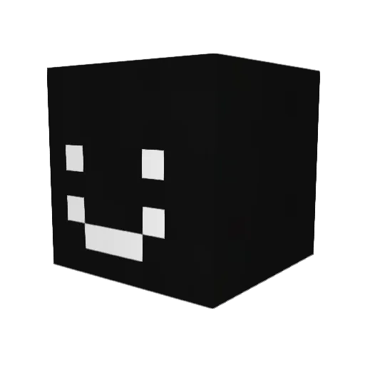 atroistic Minecraft avatar head, 3D render