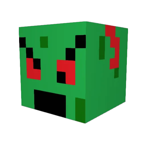 ats1080 Minecraft avatar head, 3D render