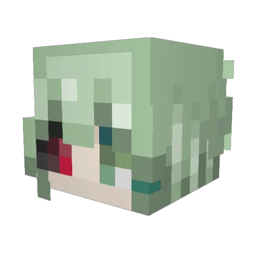 atsrevengetour Minecraft avatar head, 3D render