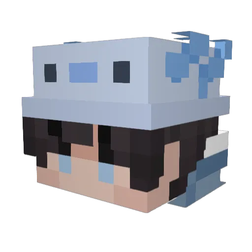 atsuya753help Minecraft avatar head, 3D render