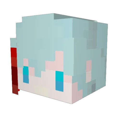 atsuyoshi1025 Minecraft avatar head, 3D render