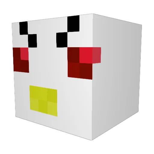 attackchicken101 Minecraft avatar head, 3D render