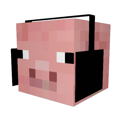 attackkat Minecraft avatar head, 3D render