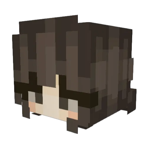 attackonbarney Minecraft avatar head, 3D render