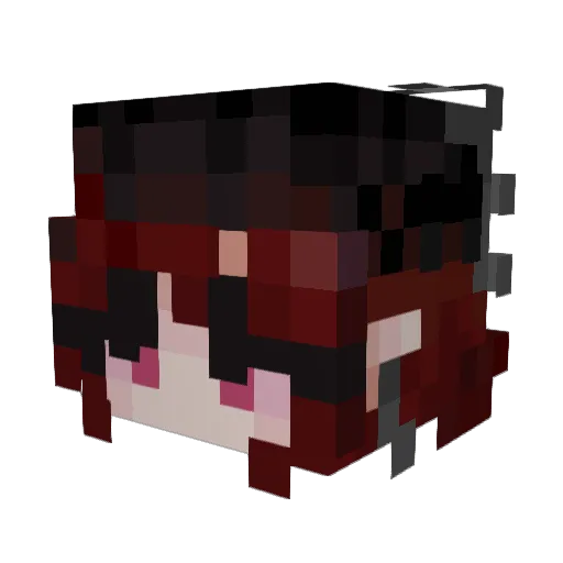 atthaya12 Minecraft avatar head, 3D render