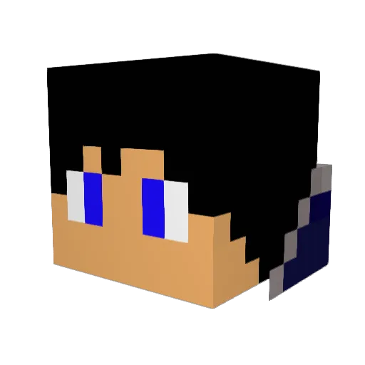 atuka6 Minecraft avatar head, 3D render