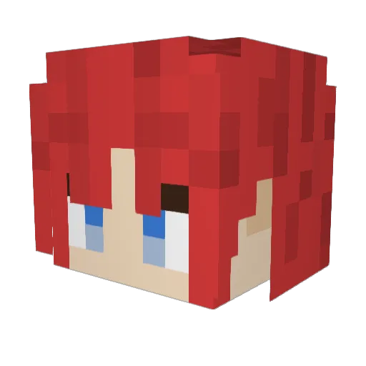 atusi5515 Minecraft avatar head, 3D render
