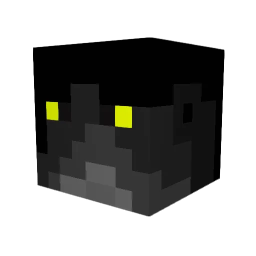 atyka Minecraft avatar head, 3D render
