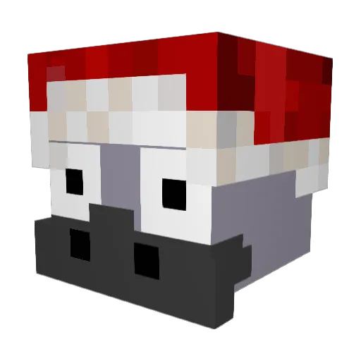 atyl23 Minecraft avatar head, 3D render