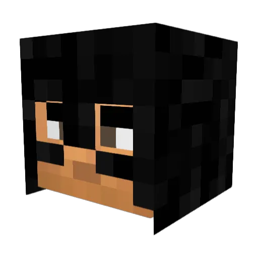 atzboi Minecraft avatar head, 3D render