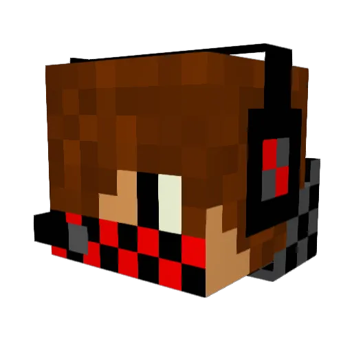 atze1906 Minecraft avatar head, 3D render
