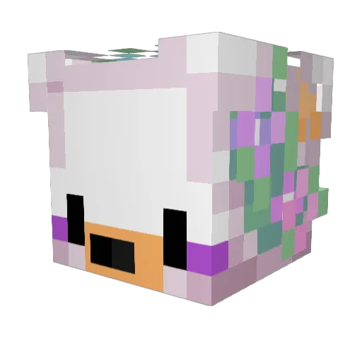aubee_a Minecraft avatar head, 3D render