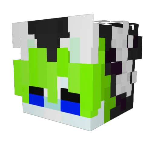 Minecraft-Avatar von aubreyq_: Kopf als 3D-Render