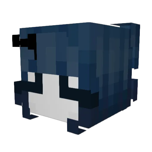 aubzyy Minecraft avatar head, 3D render