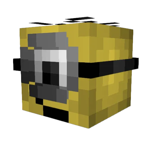 auddiorr Minecraft avatar head, 3D render