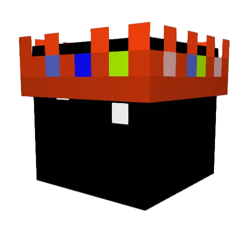 audicoil Minecraft avatar head, 3D render