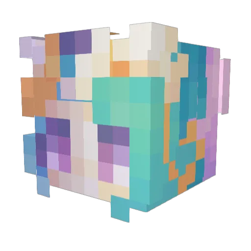audreyg811 Minecraft avatar head, 3D render