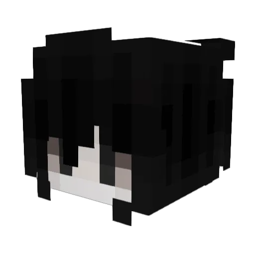 audrie Minecraft avatar head, 3D render