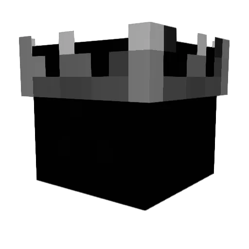 augice2 Minecraft avatar head, 3D render