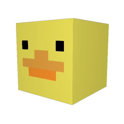 auguilien Minecraft avatar head, 3D render