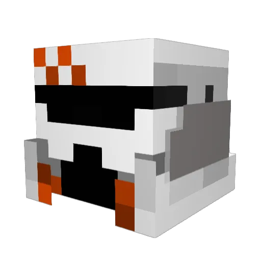 augustus005 Minecraft avatar head, 3D render