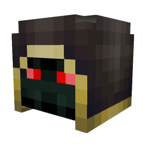 augustus66 Minecraft avatar head, 3D render