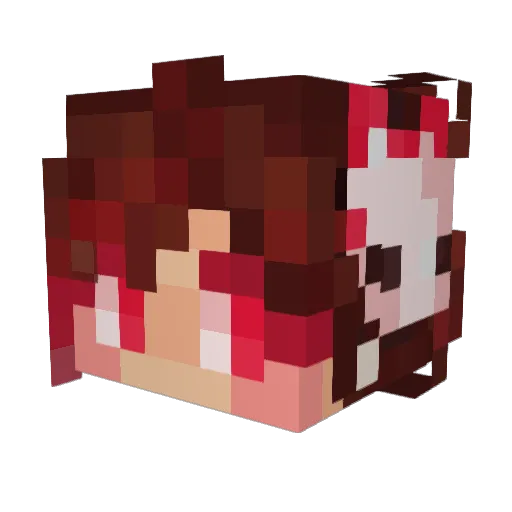 aura_moonlit Minecraft avatar head, 3D render