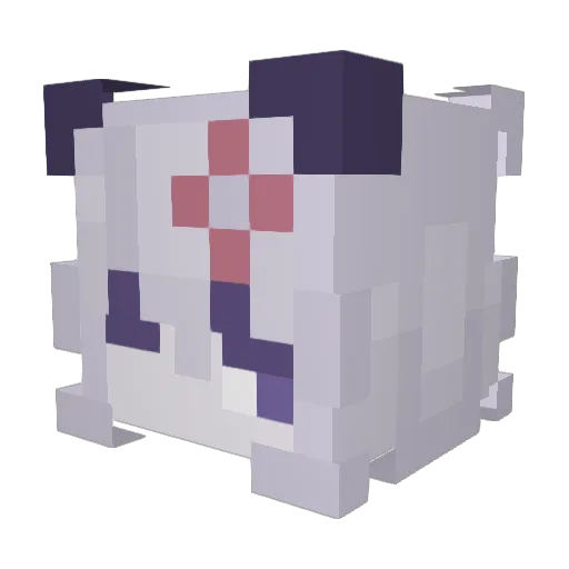 aurabuildsmcroad Minecraft avatar head, 3D render