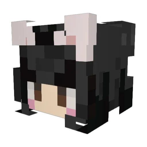 auraest Minecraft avatar head, 3D render