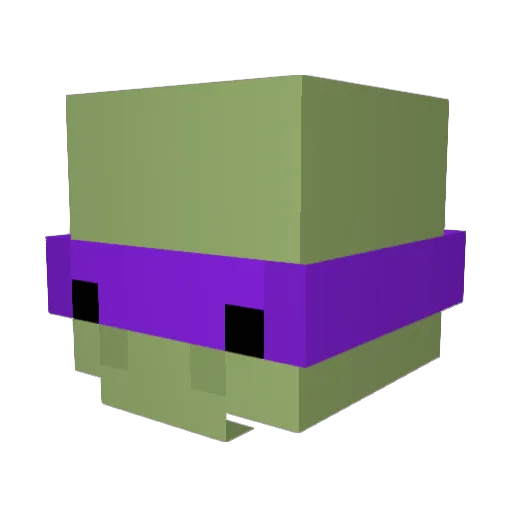aurebasket Minecraft avatar head, 3D render