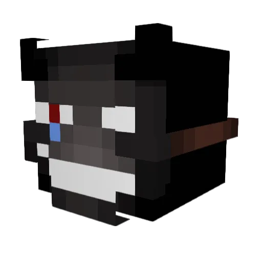 aurinde Minecraft avatar head, 3D render