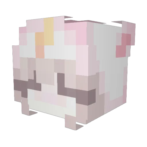 auriria Minecraft avatar head, 3D render