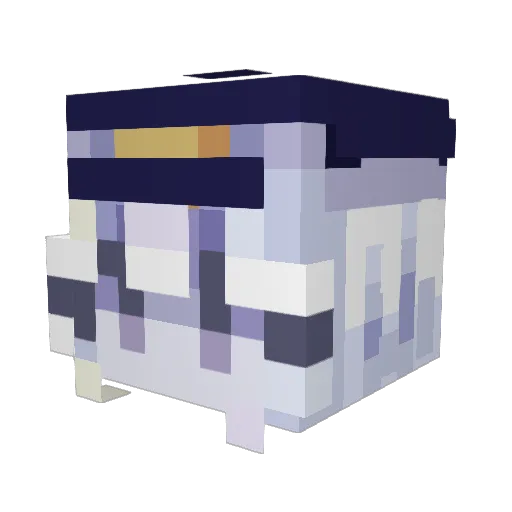 aurixgame7 Minecraft avatar head, 3D render