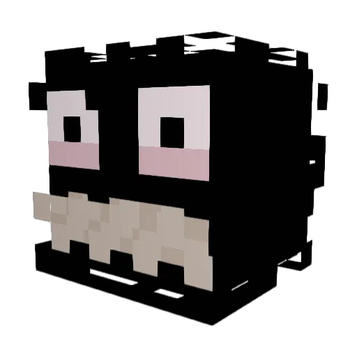 aursiro Minecraft avatar head, 3D render
