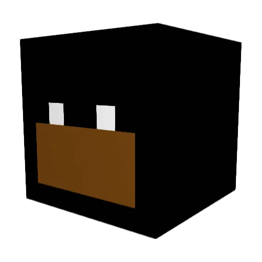aushkosh Minecraft avatar head, 3D render