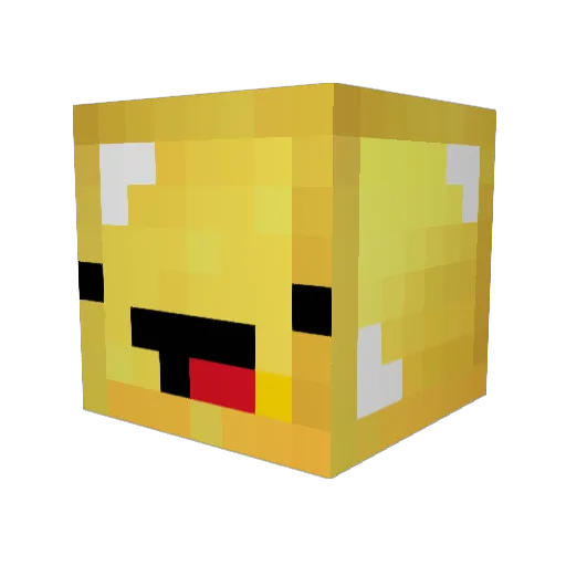 ausi01 Minecraft avatar head, 3D render