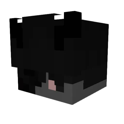 ausrauben Minecraft avatar head, 3D render