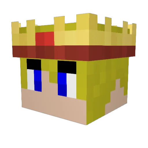 austin2276 Minecraft avatar head, 3D render