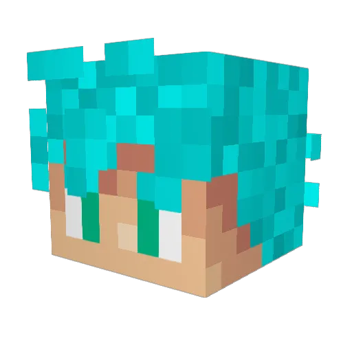 austin905 Minecraft avatar head, 3D render