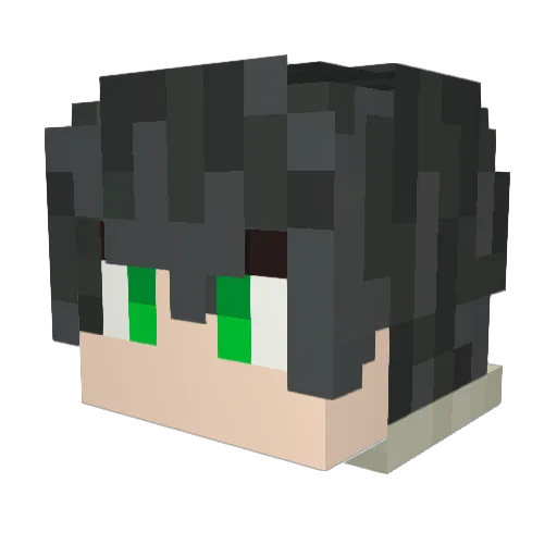 austin_jm Minecraft avatar head, 3D render