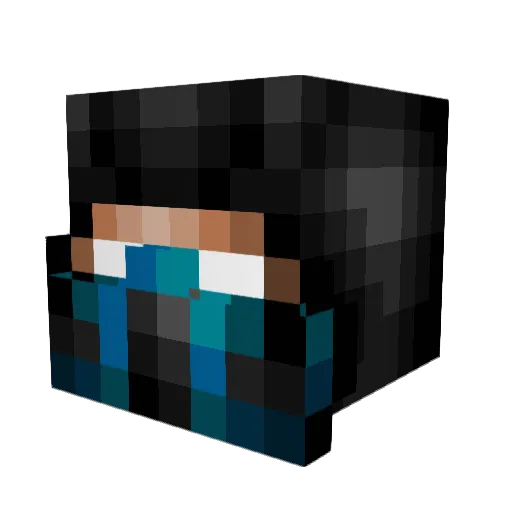 austin_powers85 Minecraft avatar head, 3D render