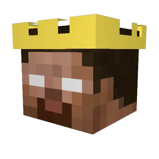 austinbaker07 Minecraft avatar head, 3D render