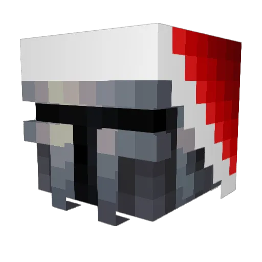 austinbast Minecraft avatar head, 3D render