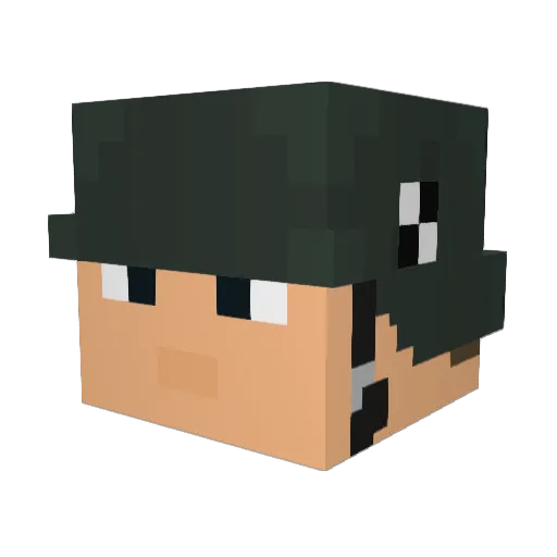 austingo99 Minecraft avatar head, 3D render