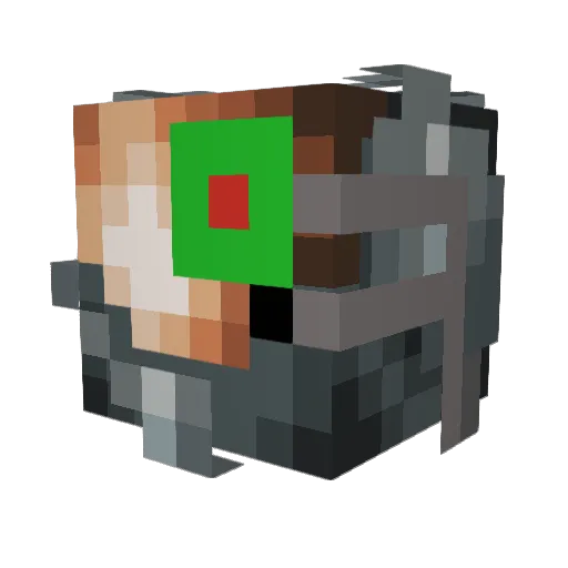austinh88 Minecraft avatar head, 3D render