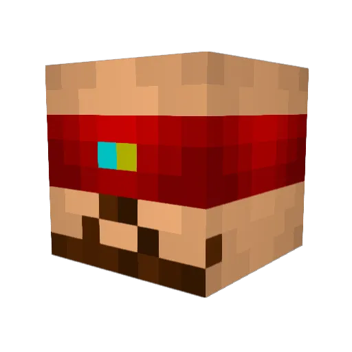austinp101 Minecraft avatar head, 3D render