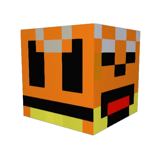 austinthetrader Minecraft avatar head, 3D render